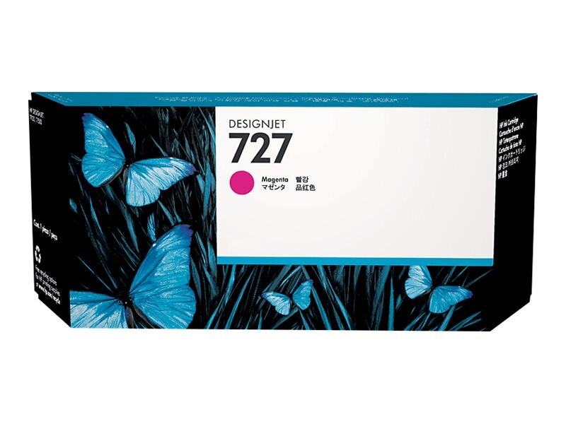 Картридж HP F9J77A 727 оригинальный красный для принтеров HP DesignJet T930 | HP DesignJet T1530 | HP DesignJet T2530