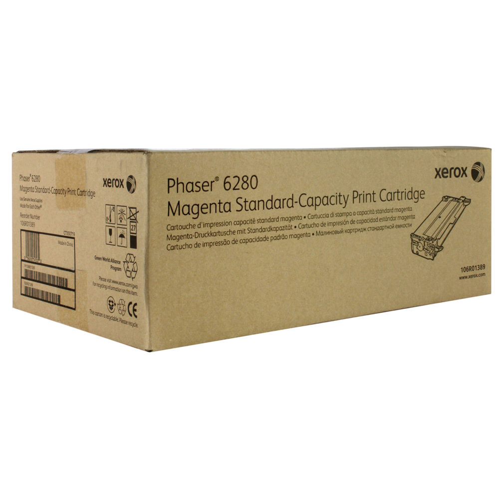 Картридж Xerox 106R01389 оригинальный красный для принтеров Xerox Phaser 6280