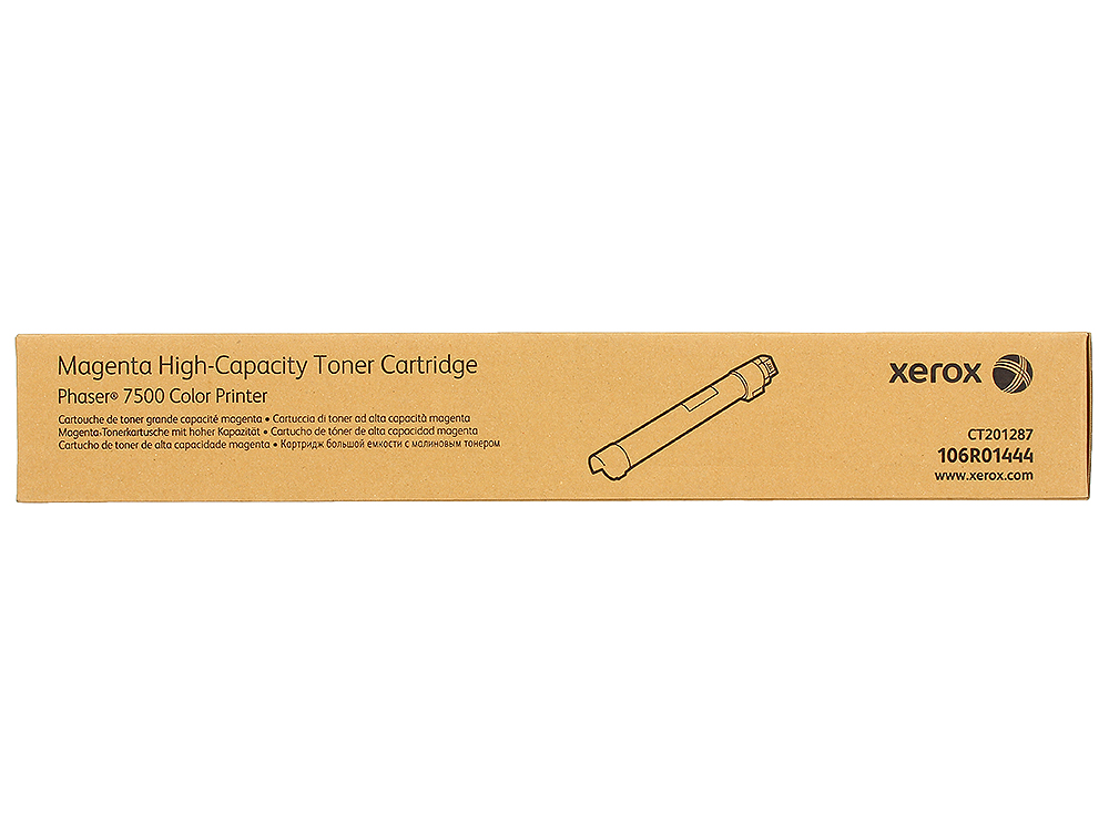 Картридж Xerox 106R01441 оригинальный красный для принтеров Xerox Phaser 7500 | Xerox Phaser 7500DN | Xerox Phaser 7500DT | Xerox Phaser 7500DX | Xerox Phaser 7500N