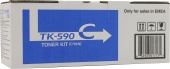 Картридж Kyocera TK-590C оригинальный для принтеров Kyocera FS-2026 / 2126 / 2526 / 5250, M602 / M6226 / P6026