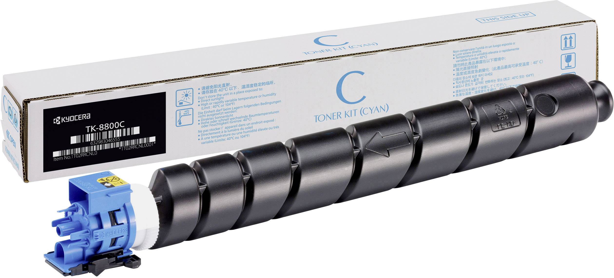 Картридж Kyocera 1T02RRCNL0 TK-8800C оригинальный синий для принтеров Kyocera ECOSYS P8060cdn