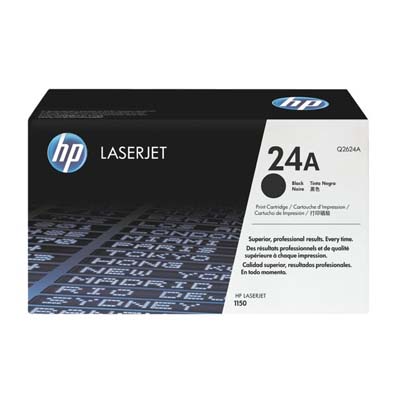 Картридж HP Q2624A 24A оригинальный чёрный для принтеров HP Laserjet 1150