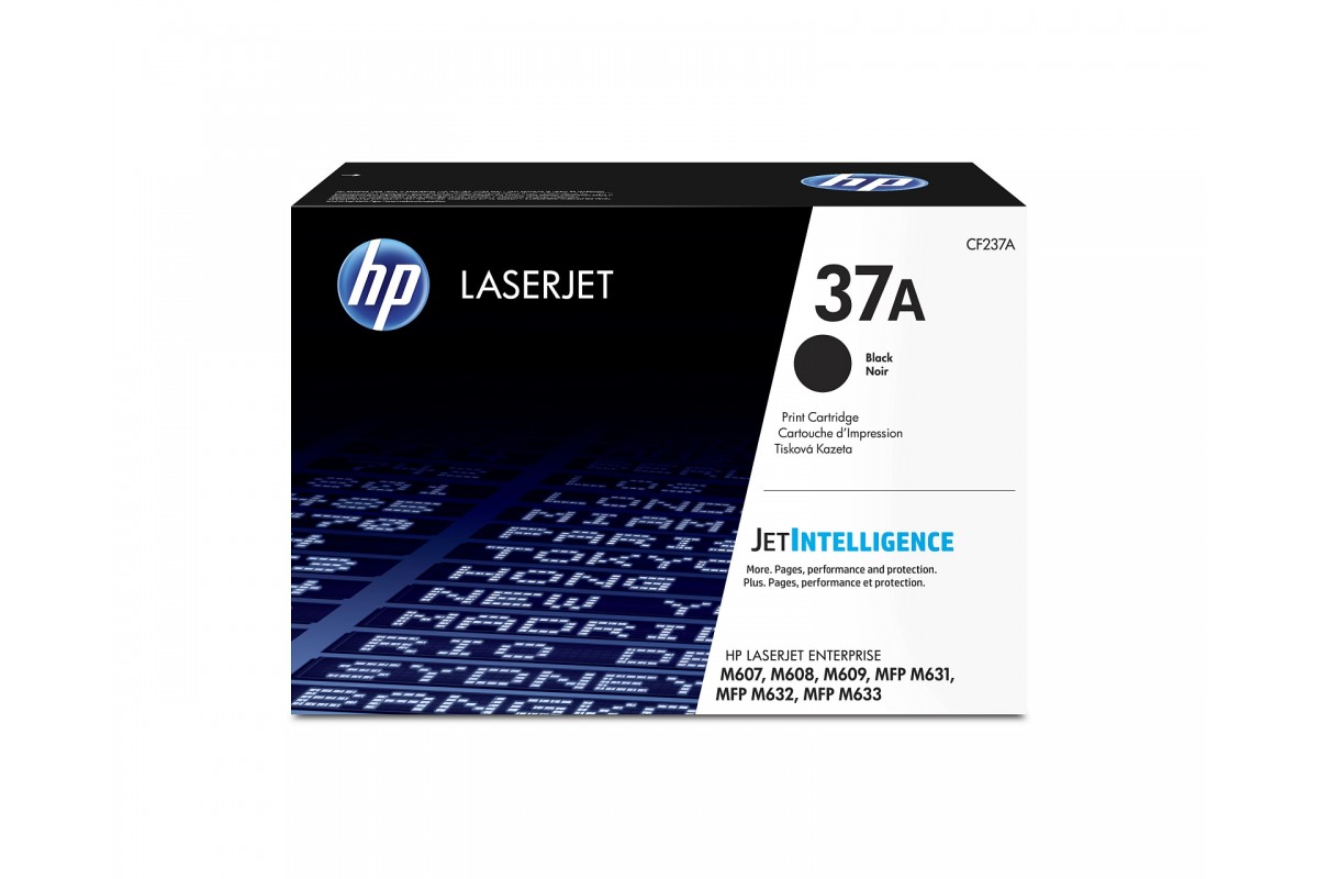 Картридж HP CF237A 37A оригинальный чёрный для принтеров HP Laserjet Enterprise M607 | HP Laserjet Enterprise M608 | HP Laserjet Enterprise M609 | HP Laserjet Enterprise MFP M631 | HP Laserjet Enterprise MFP M632 | HP Laserjet Enterprise MFP M633