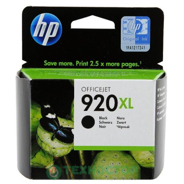 Картридж HP CD975AE 920XL оригинальный чёрный для принтеров HP OFFICEJET 6000 | HP OFFICEJET 6500 | HP Printer Series 7000