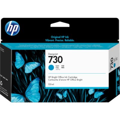 Картридж HP P2V68A 730 оригинальный синий для принтеров HP DesignJet T1600 | HP DesignJet T1700 | HP DesignJet T2600