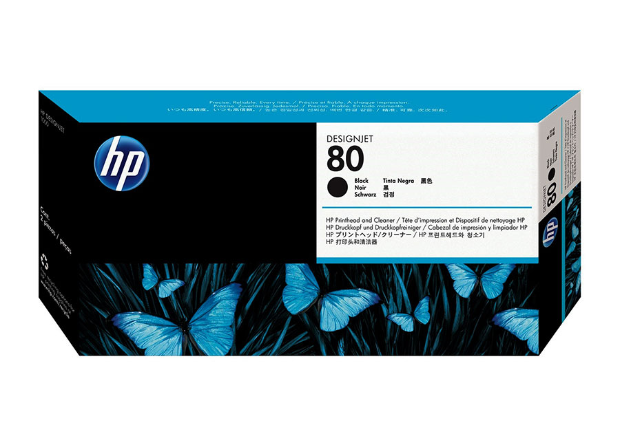 Картридж HP C4820A 80 оригинальный чёрный для принтеров HP DesignJet 1050 | HP DesignJet 1055