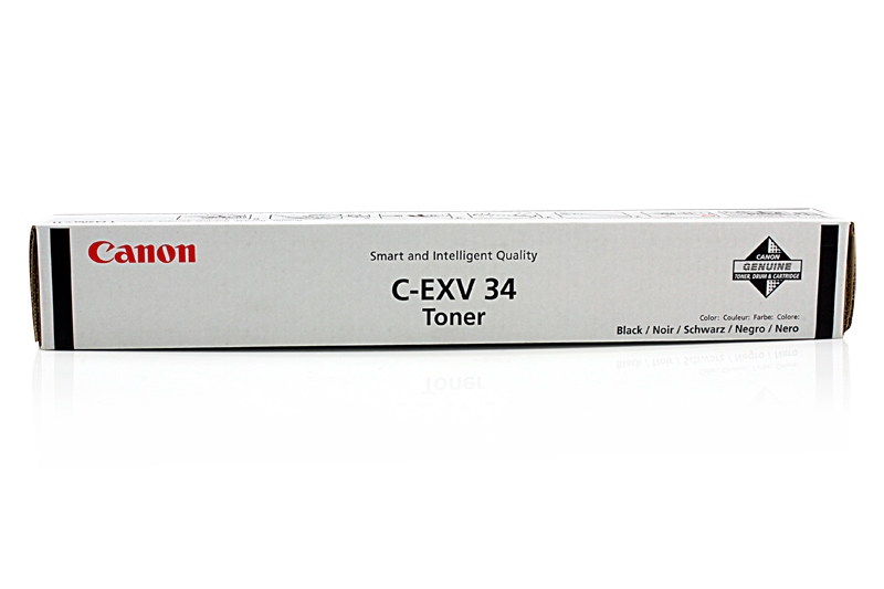 Картридж Canon 3782B002 C-EXV34Bk оригинальный чёрный для принтеров Canon imageRUNNER ADVANCE C2020 | Canon imageRUNNER ADVANCE C2025 | Canon imageRUNNER ADVANCE C2030 | Canon imageRUNNER ADVANCE C2220 | Canon imageRUNNER ADVANCE C2225 | Canon imageRUNNER
