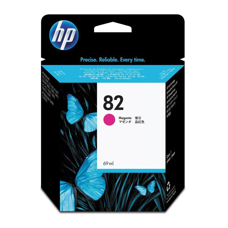 Картридж HP C4912A 82 оригинальный красный для принтеров HP DesignJet 500 | HP DesignJet 500 plus | HP DesignJet 510 | HP DesignJet 800 | HP DesignJet 815mfp | HP DesignJet 820mfp | HP DesignJet cc800ps