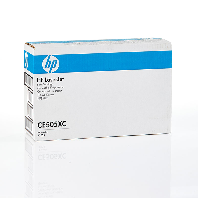 Картридж HP CE505XC оригинальный чёрный для принтеров HP LASERJET P2055