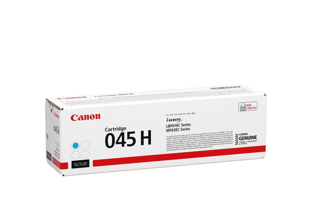 Картридж Canon 1245C002 045HC оригинальный синий для принтеров Canon i-Sensys LBP610C Series | Canon Color imageCLASS MF630C Series