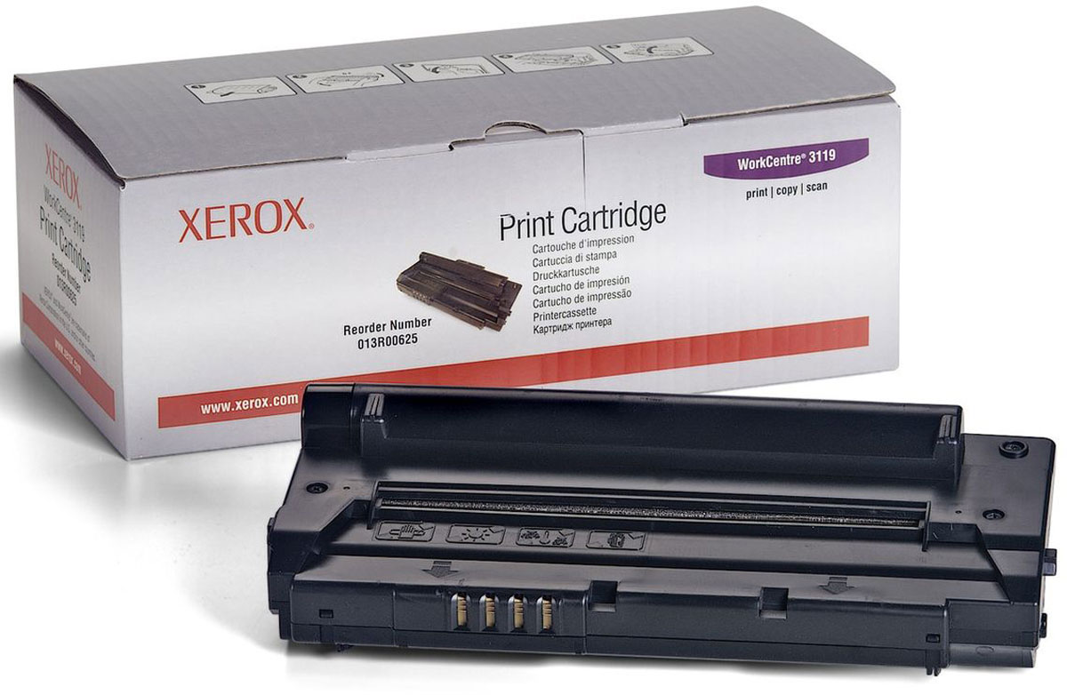 Картридж Xerox 013R00625 оригинальный чёрный для принтеров Xerox WorkCentre 3119