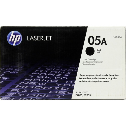 Картридж HP CE505A 05A оригинальный чёрный для принтеров HP LASERJET P2035 | HP LASERJET P2055