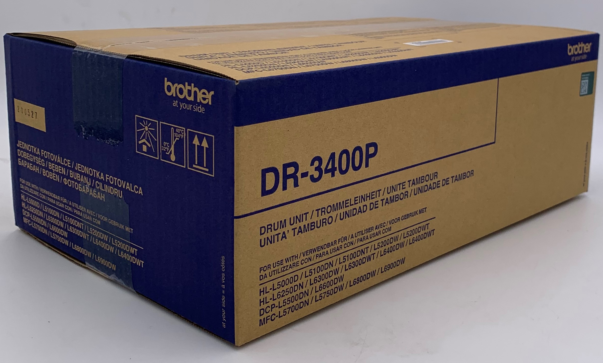 Фотобарабан Brother DR-3400P оригинальный чёрный для принтеров Brother HL-L5000D | Brother HL-L5100DN | Brother HL-L5100DNT | Brother HL-L5200DW | Brother HL-L5200DWT | Brother HL-6250DN | Brother HL-L6300DW | Brother HL-L6300DWT | Brother HL-L6400DW | Br