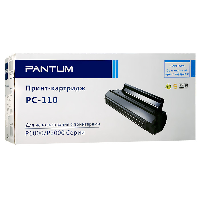Картридж Pantum PC-110H оригинальный чёрный для принтеров Pantum P1000 | Pantum P2000