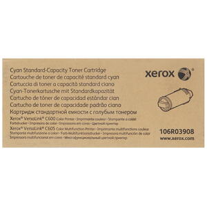 Картридж Xerox 106R03908 оригинальный синий для принтеров Xerox VersaLink C600 | Xerox VersaLink C605