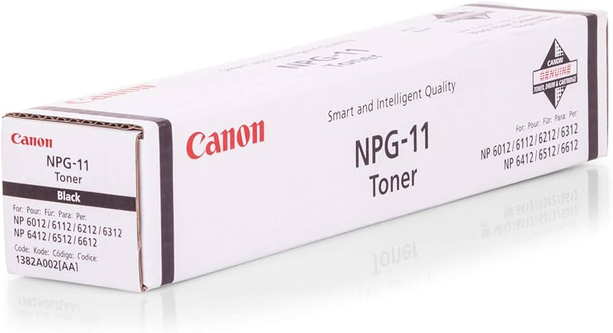 Картридж Canon 1382A003 NPG-11 оригинальный чёрный для принтеров Canon 6512, 6612,  NP-6012