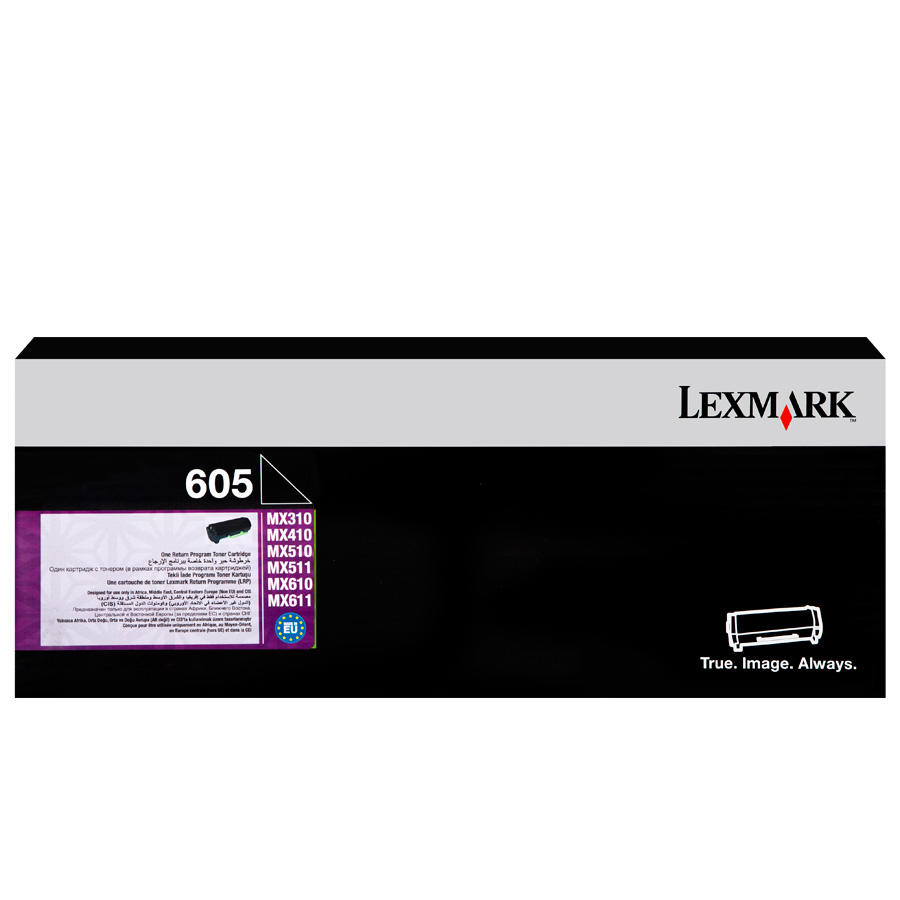 Картридж Lexmark 60F5000 605(605) оригинальный чёрный для принтеров Lexmark MX611de | Lexmark MX511de | Lexmark MX410de | Lexmark MX611dhe | Lexmark MX511dhe | Lexmark MX510de | Lexmark MX310dn | Lexmark MX511dte