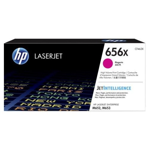 Картридж HP CF463X 656X оригинальный красный для принтеров HP Laserjet Enterprise M652 | HP Laserjet Enterprise M653