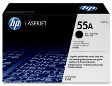 Картридж HP CE255A № 55А оригинальный для принтеров HP LaserJet p3010, p3010d, p3015, p3015d, p3015dn, p3015n, p3015x