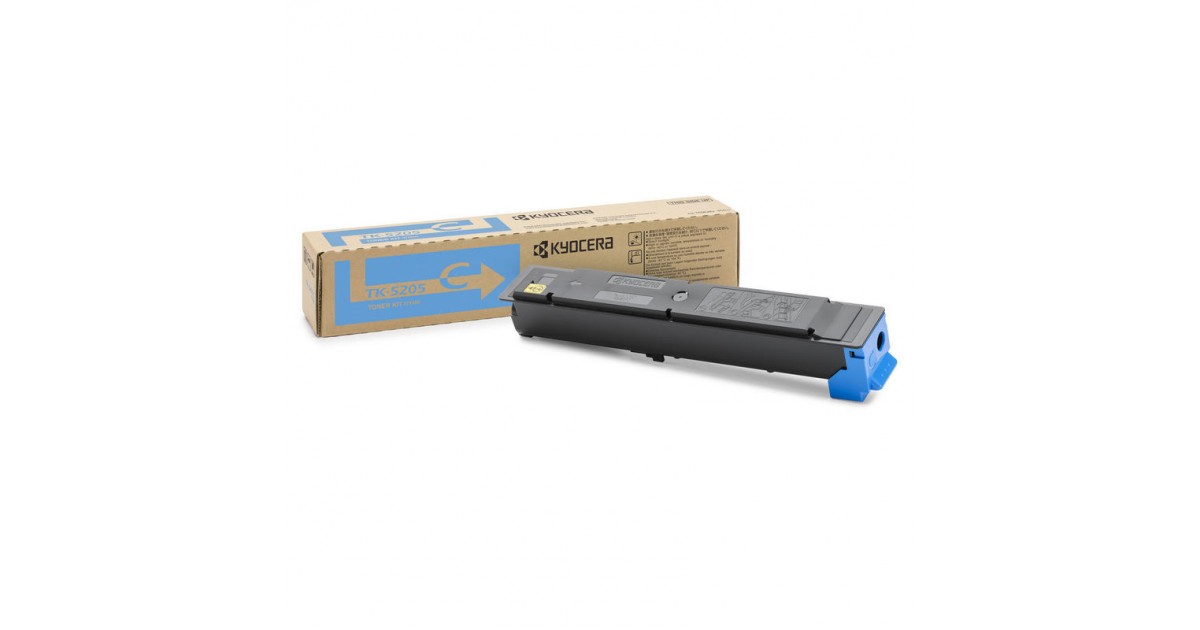 Картридж Kyocera 1T02R5CNL0 TK-5205C оригинальный синий для принтеров Kyocera TASKalfa 356ci