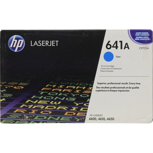 Картридж HP C9721A 641A оригинальный синий для принтеров HP LASERJET 4600 | HP LASERJET 4610 | HP LASERJET 4650