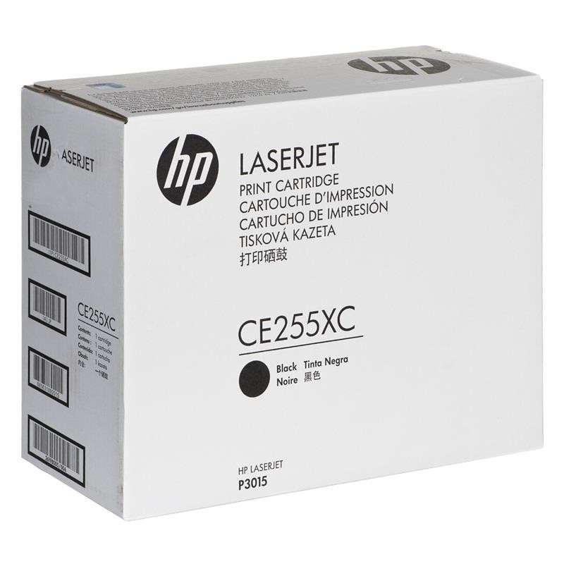Картридж HP CE255XC оригинальный чёрный для принтеров HP LaserJet Enterprise P3015 | HP LaserJet Enterprise 500 MFP M525
