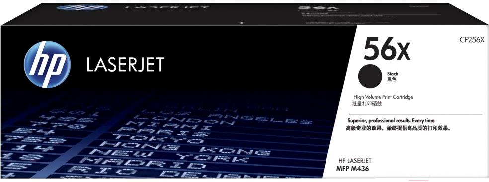 Картридж HP CF256X 56X оригинальный чёрный для принтеров HP Laserjet MFP M436