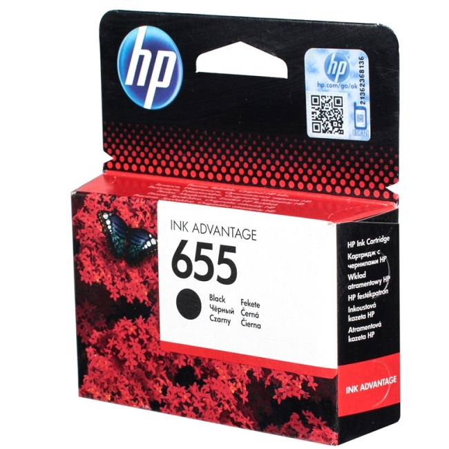 Картридж HP CZ109AE №655 оригинальный чёрный для принтеров HP DeskJet Ink Advantage 6525 | HP DeskJet Ink Advantage 4615 | HP DeskJet Ink Advantage 4625 e-AiO | HP DeskJet Ink Advantage 5525 | HP DeskJet Ink Advantage 3525