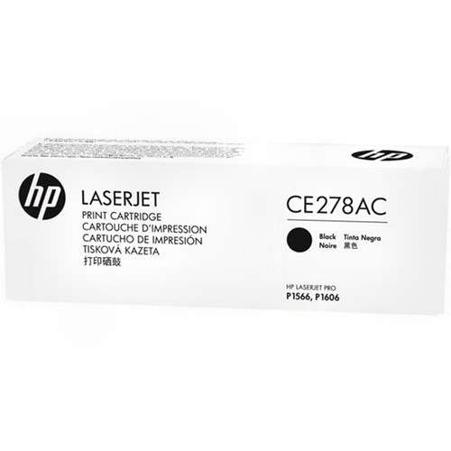 Картридж HP CE278AC оригинальный чёрный для принтеров HP LASERJET PRO P1566 | HP LASERJET PRO P1606