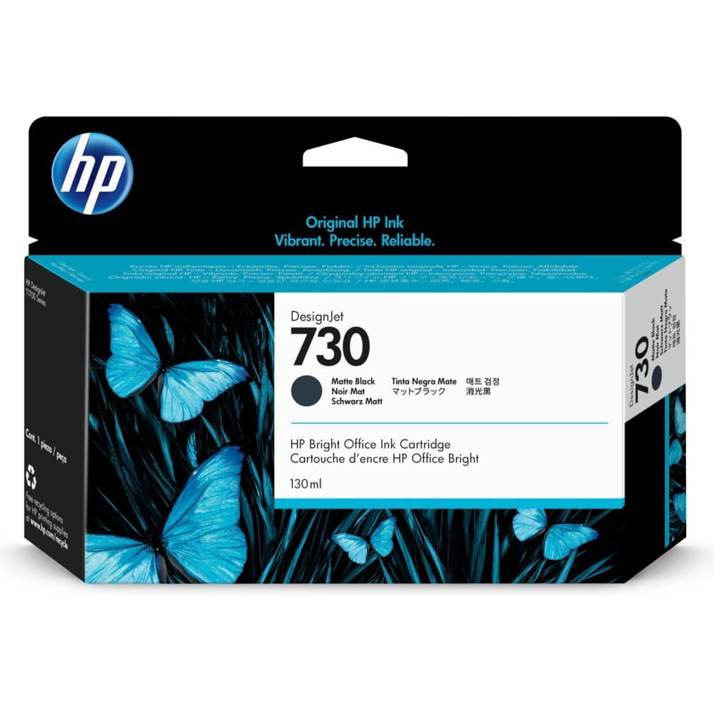 Картридж HP P2V65A 730 оригинальный чёрный для принтеров HP DesignJet T1600 | HP DesignJet T1700 | HP DesignJet T2600