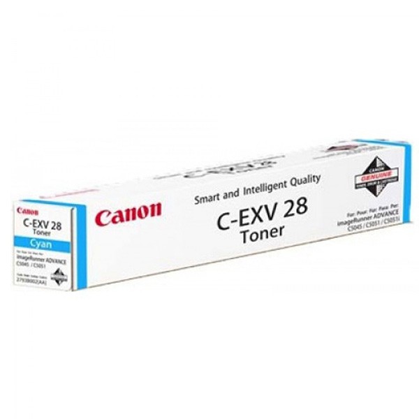 Картридж Canon 2793B002 C-EXV28C оригинальный синий для принтеров Canon imageRUNNER ADVANCE C5045 | Canon imageRUNNER ADVANCE C5051 | Canon imageRUNNER ADVANCE C5250 | Canon imageRUNNER ADVANCE C5255