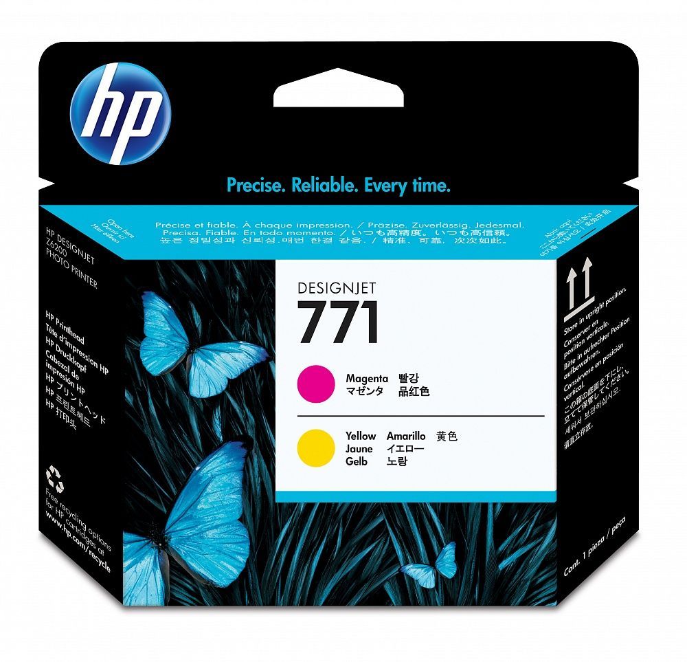 Картридж HP CE018A 771 оригинальный цветной для принтеров HP DesignJet Z6200
