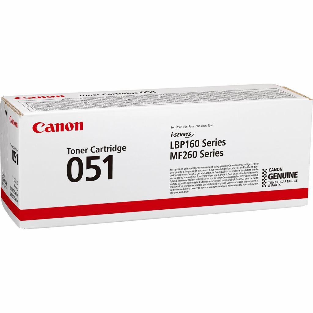 Картридж Canon 2168C002 051 Toner оригинальный чёрный для принтеров Canon i-Sensys imageCLASS LBP160 Series | Canon i-Sensys imageCLASS MF260 Series