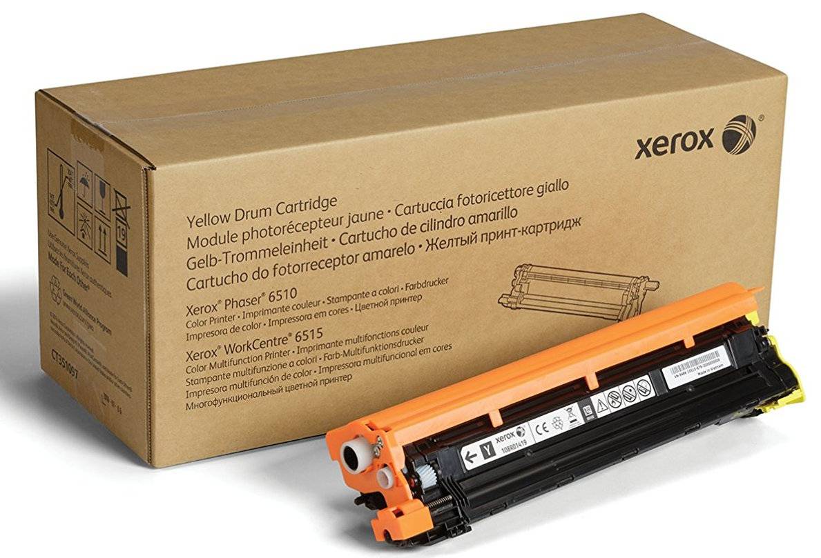 Фотобарабан Xerox 108R01419 оригинальный желтый для принтеров Xerox Phaser 6510 | Xerox WorkCentre 6515