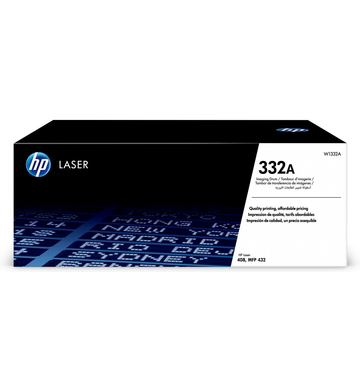 Картридж HP W1332A 332A оригинальный чёрный для принтеров HP Laser 408 | HP Laser MFP434