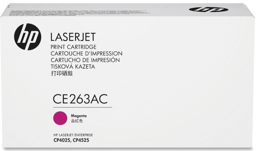 Картридж HP CE263AC оригинальный красный для принтеров HP LaserJet Enterprise CP4025 | HP LaserJet Enterprise CP4525