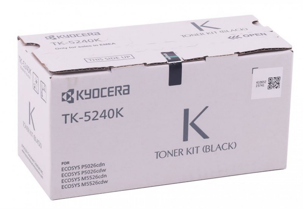 Картридж Kyocera 1T02R70NL0 TK-5240K оригинальный чёрный для принтеров Kyocera ECOSYS P5026cdn | Kyocera ECOSYS P5026cdw | Kyocera ECOSYS M5526cdn | Kyocera ECOSYS M5526cdw