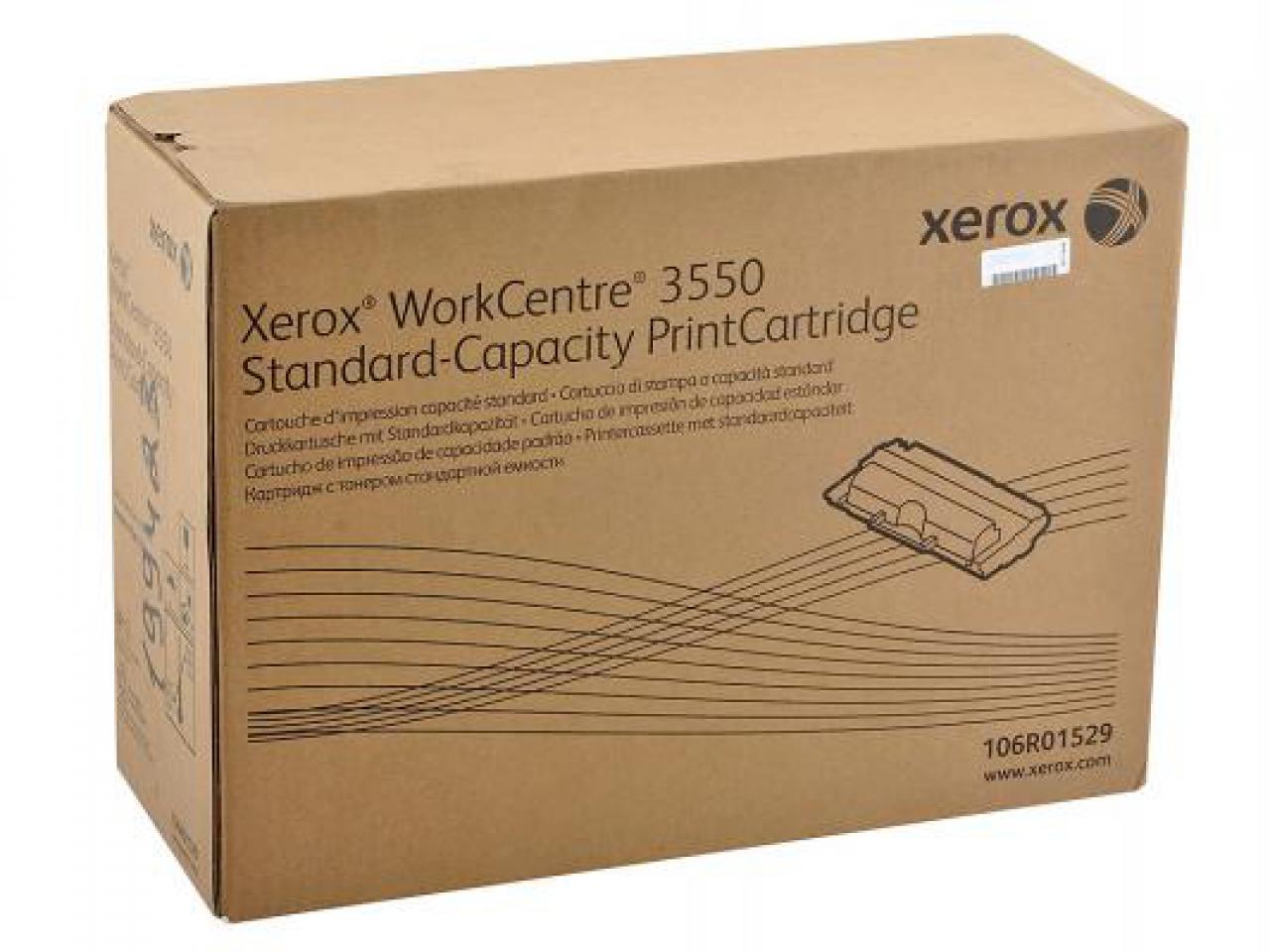 Картридж Xerox 106R01529 оригинальный чёрный для принтеров Xerox WorkCentre 3550