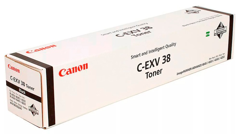 Картридж Canon 4791B002 C-EXV38 Toner оригинальный чёрный для принтеров Canon imageRUNNER ADVANCE 4045 | Canon imageRUNNER ADVANCE 4051 | Canon imageRUNNER ADVANCE 4245 | Canon imageRUNNER ADVANCE 4251