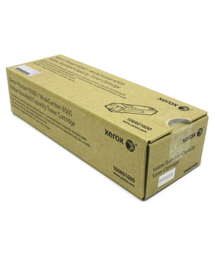 Картридж Xerox 106R01600 оригинальный желтый для принтеров Xerox Phaser 6500 | Xerox WorkCentre 6505