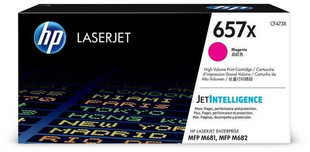 Картридж HP CF473X 657X оригинальный красный для принтеров HP Laserjet Enterprise MFP M681 | HP Laserjet Enterprise MFP M682