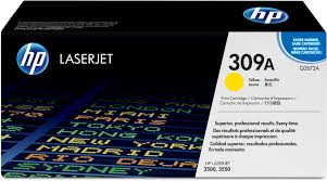 Картридж HP Q2672A 309A оригинальный жёлтый для принтеров HP Laserjet 3500 | HP Laserjet 3550