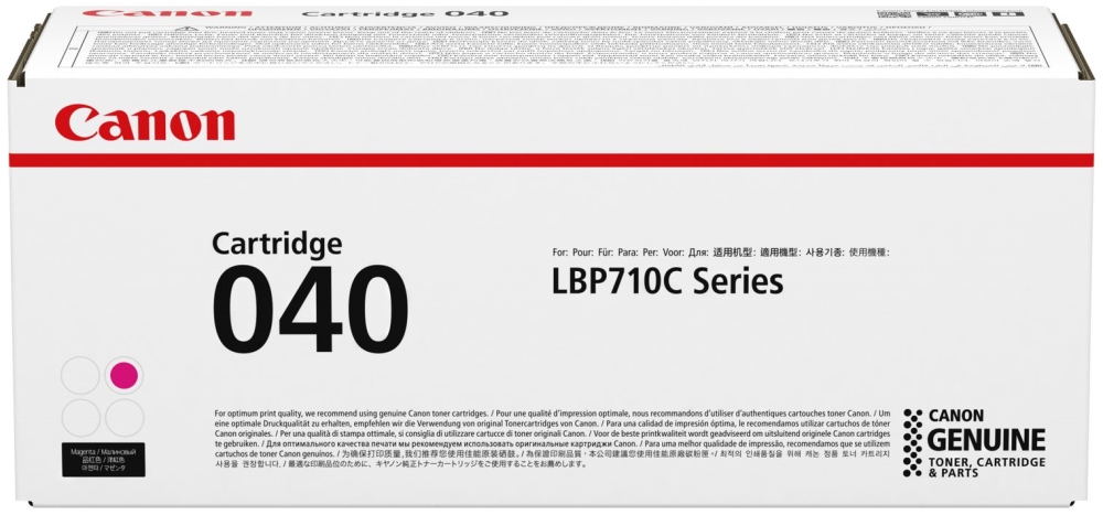 Картридж Canon 0456C001 040 M оригинальный красный для принтеров Canon i-Sensys LBP710C Series