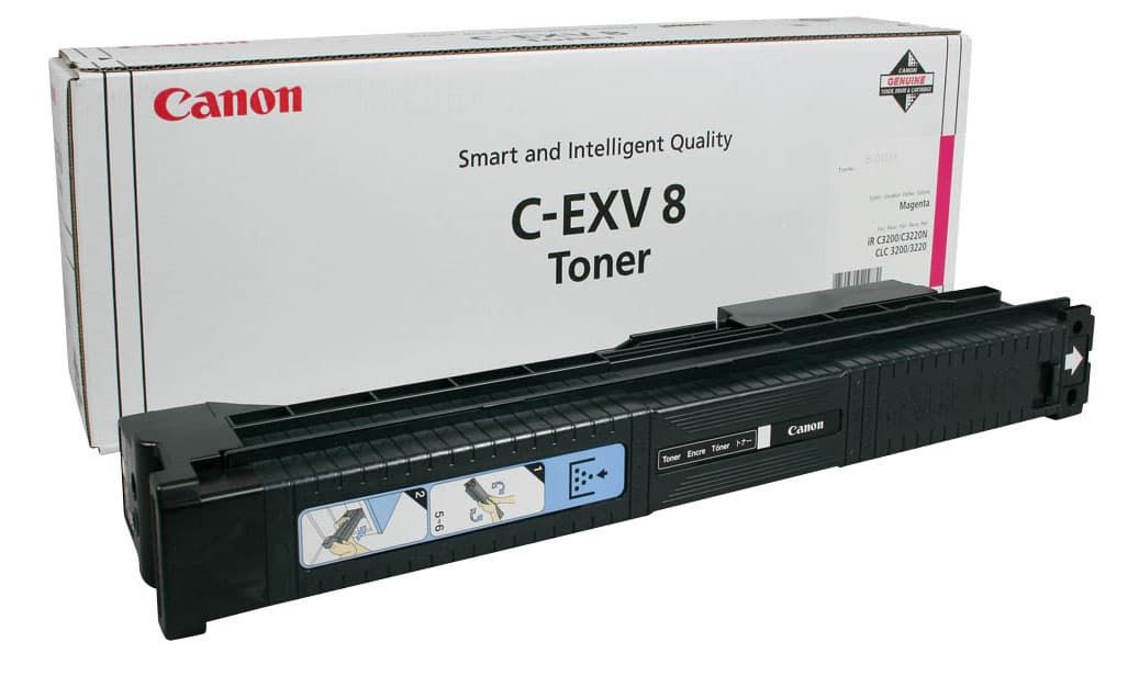 Картридж Canon 7627A002 C-EXV8M оригинальный красный для принтеров Canon CLC-3200 | Canon Color imageRUNNER C2620 | Canon imageRUNNER C3220 | Canon imageRUNNER C3200