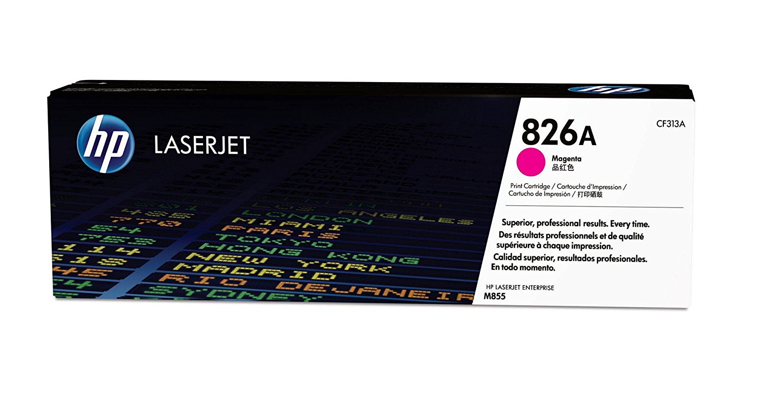 Картридж HP CF313A 826A оригинальный красный для принтеров HP Laserjet Enterprise M855
