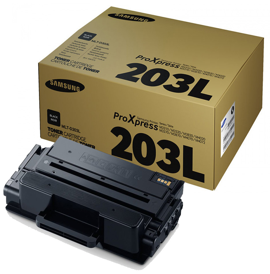 Картридж Samsung MLT-D203L оригинальный чёрный для принтеров Samsung SL-M3820 | Samsung 4020 | Samsung 4070