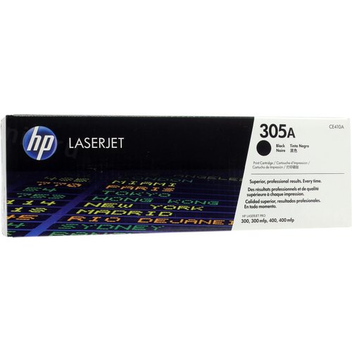 Картридж HP CE410A 305A оригинальный чёрный для принтеров HP LASERJET PRO 300 | HP LASERJET PRO 300mfp | HP LASERJET PRO 400 | HP LASERJET PRO 400mfp