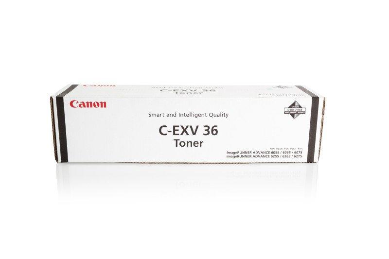 Картридж Canon 3766B002 C-EXV36Bk оригинальный чёрный для принтеров Canon imageRUNNER ADVANCE 6275i | Canon imageRUNNER ADVANCE 6265i | Canon imageRUNNER ADVANCE 6255 | Canon imageRUNNER ADVANCE 6555i | Canon imageRUNNER ADVANCE 6555i PRT | Canon imageRUN