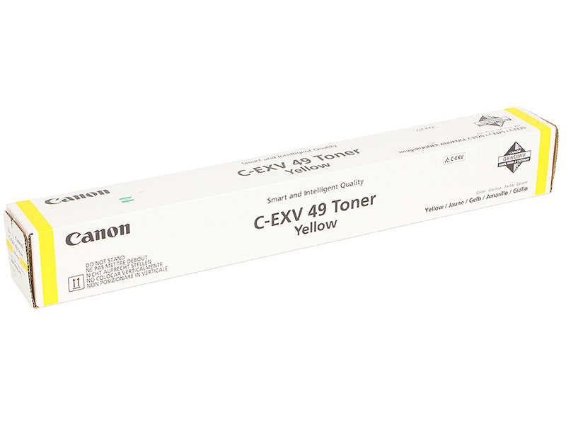 Картридж Canon 8527B002 C-EXV49Y оригинальный желтый для принтеров Canon imageRUNNER ADVANCE C3320 | Canon imageRUNNER ADVANCE C3320i | Canon imageRUNNER ADVANCE C3325 | Canon imageRUNNER ADVANCE C3325i | Canon imageRUNNER ADVANCE C3330 | Canon imageRUNNE