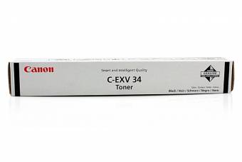 Картридж Canon 3782B002 C-EXV34Bk оригинальный чёрный для принтеров Canon imageRUNNER ADVANCE C2020 | Canon imageRUNNER ADVANCE C2025 | Canon imageRUNNER ADVANCE C2030 | Canon imageRUNNER ADVANCE C2220 | Canon imageRUNNER ADVANCE C2225 | Canon imageRUNNER